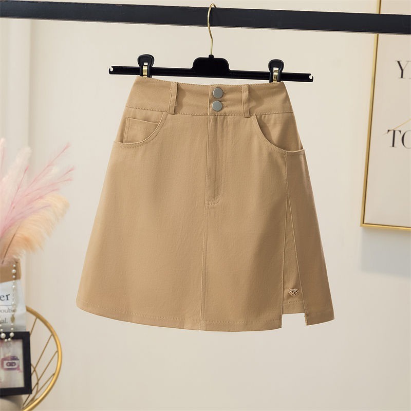 Chân Váy Chữ A Lưng Cao Thời Trang Mùa Thu Hàn Quốc 2022 Mới