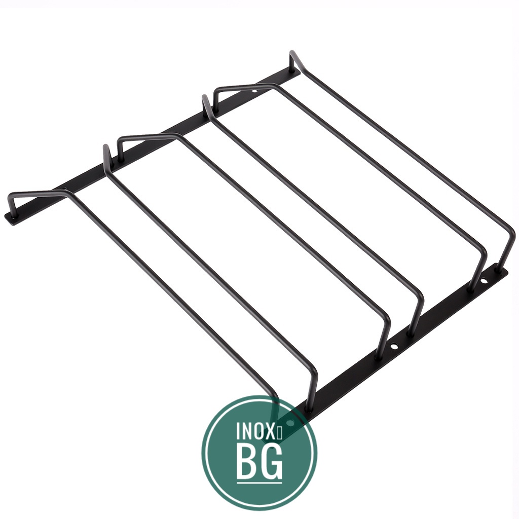 Giá treo ly, gài ly mạ vàng bóng sâu 27cm