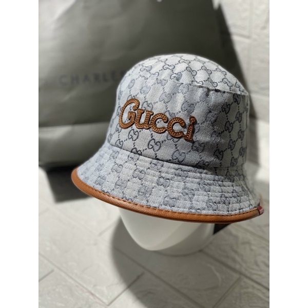 NÓN BUCKET CAO CẤP VIỀN DA - G1 TRƠN