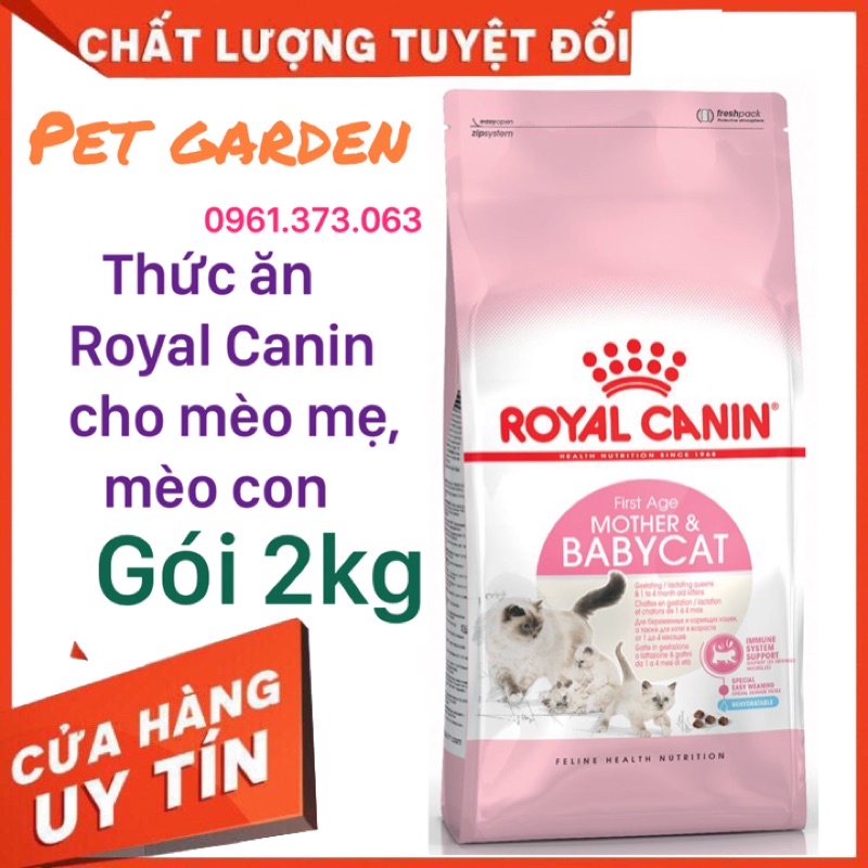 | freeship ẽxtra |hạt royal canin mother babycat cho mèo con mèo mẹ mang thai 2kg