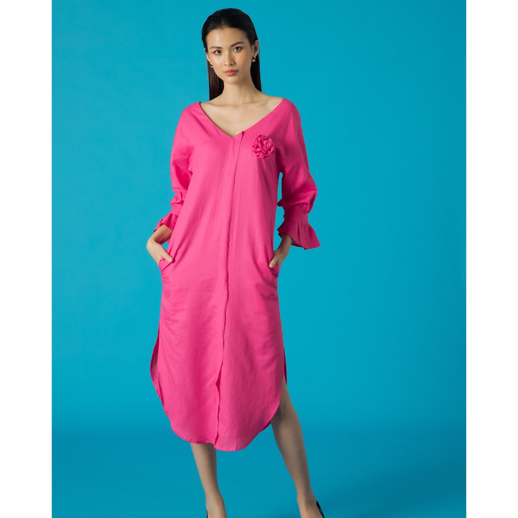 Đầm Linen Hồng F2 Fashion &amp; Freedom