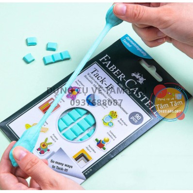 [ TÂM TÂM ]-Đất sét dính Tack it Faber Castell, Blue TacK