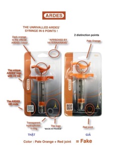Xilanh Ardes 20ml / xilanh 20ml