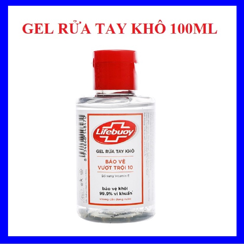 Gel Rửa Tay Khô Lifebuoy 100ml FREESHIP
