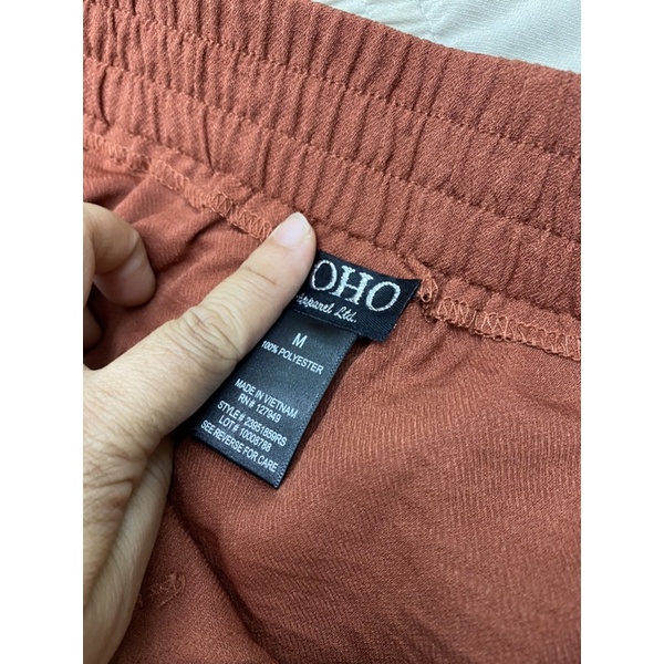 Chân váy MIDI 1 lớp lưng thun Sohoo