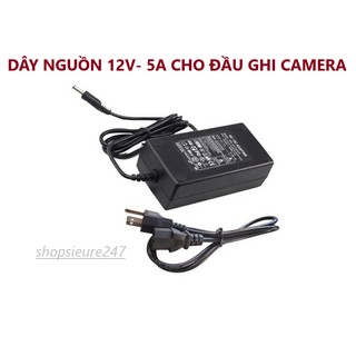 DÂY NGUỒN 12V - 5A DÀNH CHO ĐẦU GHI, MẮT CAMERA