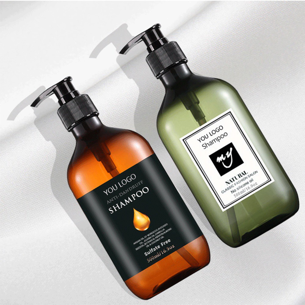 [Hàng mới về] Chai nhựa rỗng dung tích 500ml đựng dầu gội/ sữa tắm tiện lợi