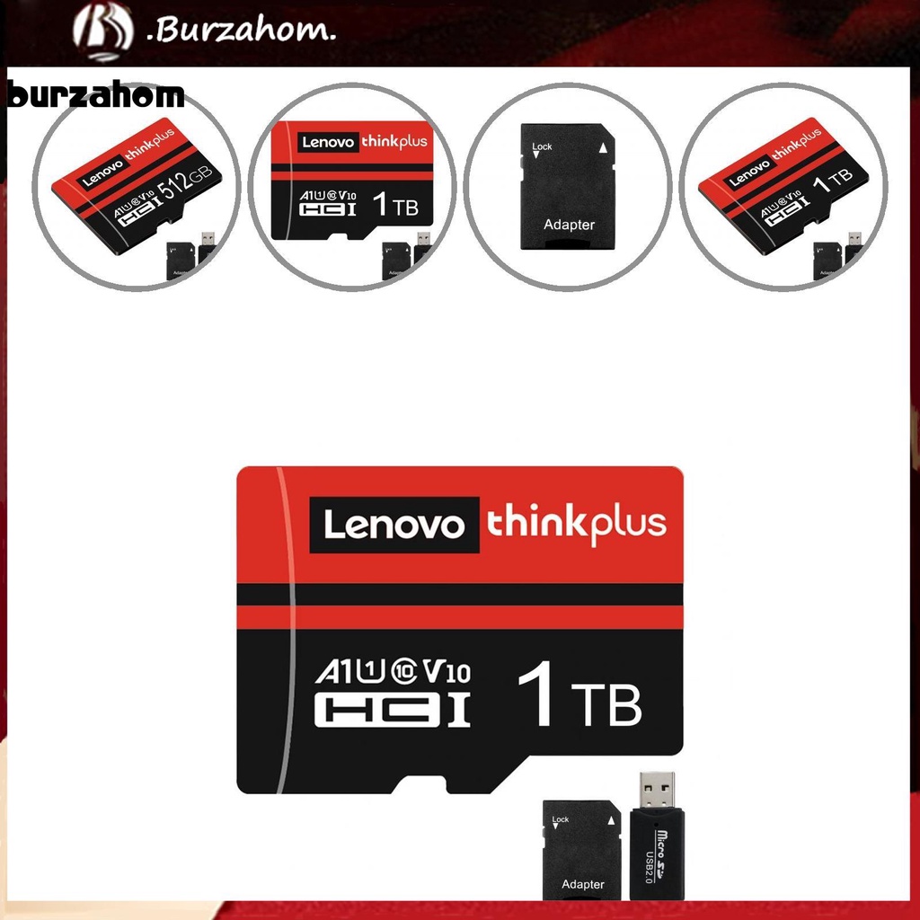 Thẻ nhớ TF 512gb/ 1tb tốc độ cao cho điện thoại kèm đầu đọc và thẻ chuyển đổi micro-sd