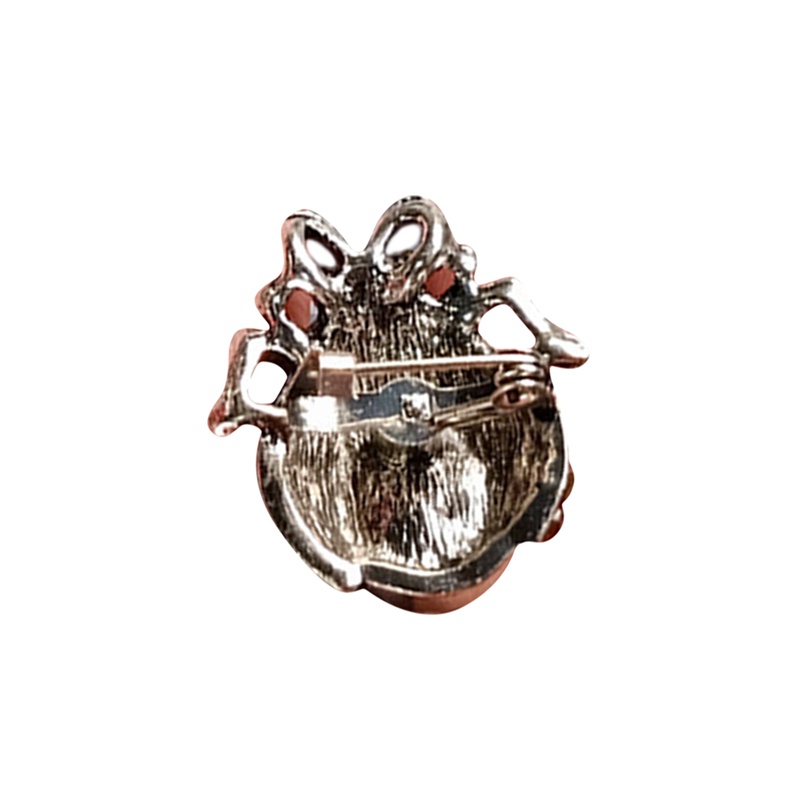 Trâm Cài Áo Hình Bọ Rùa Hoạt Hình Đính Đá Zircon Sáng Tạo