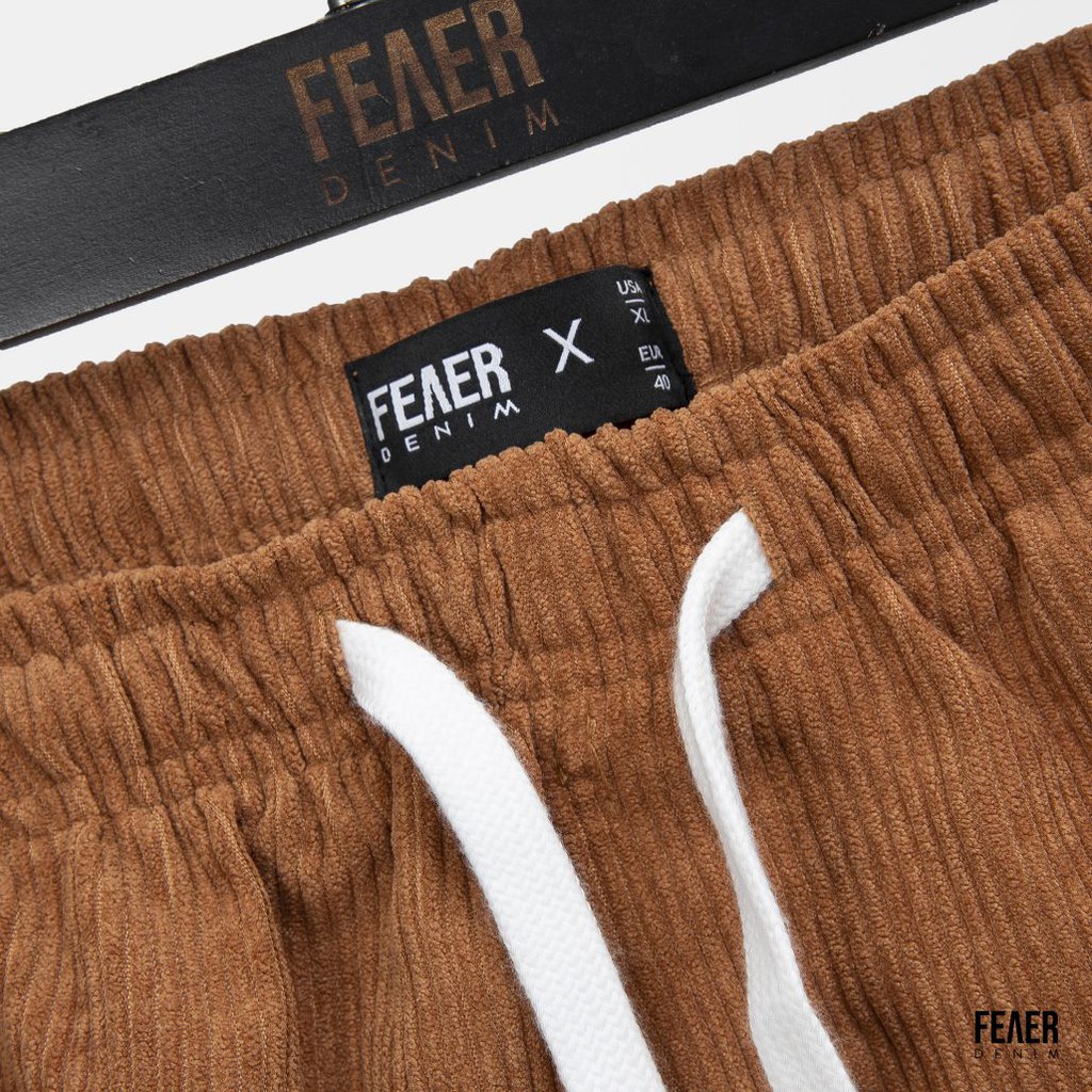 Quần nhung nam ngắn họa tiết Budge Short 100% chất Nhung Gân thoáng mát, ít nhăn - FEAER DENIM | BigBuy360 - bigbuy360.vn