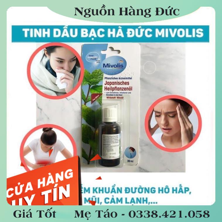 [auth] Tinh Dầu Bạc Hà Mivolis Japanisches Heilpflanzenol 30 ml NỘI ĐỊA ĐỨC [Date mới nhất] [Hot]