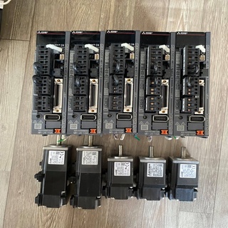 Mr-j4-10a full bộ điều khiển servo + motor 100w