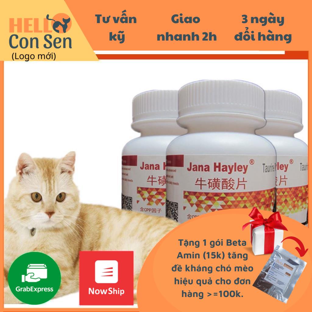 Vitamin cho mèo bầu Taurine cho chó mèo, hạn chế bệnh về mắt và tim mạch, sinh sản muộn ở chó mèo