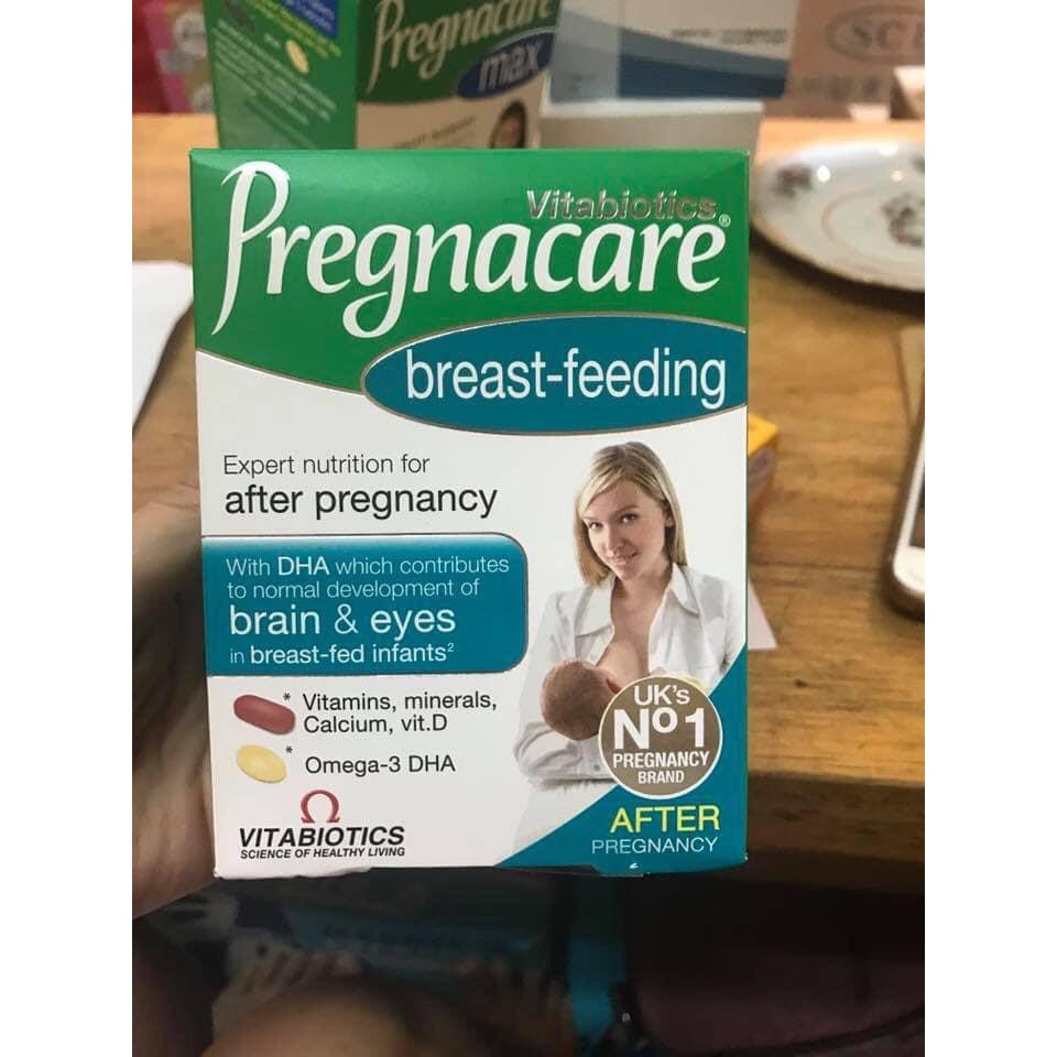 ] Viên Bú PREGNACARE BREAST-FEEDING Sau Sinh Cho Các Mẹ