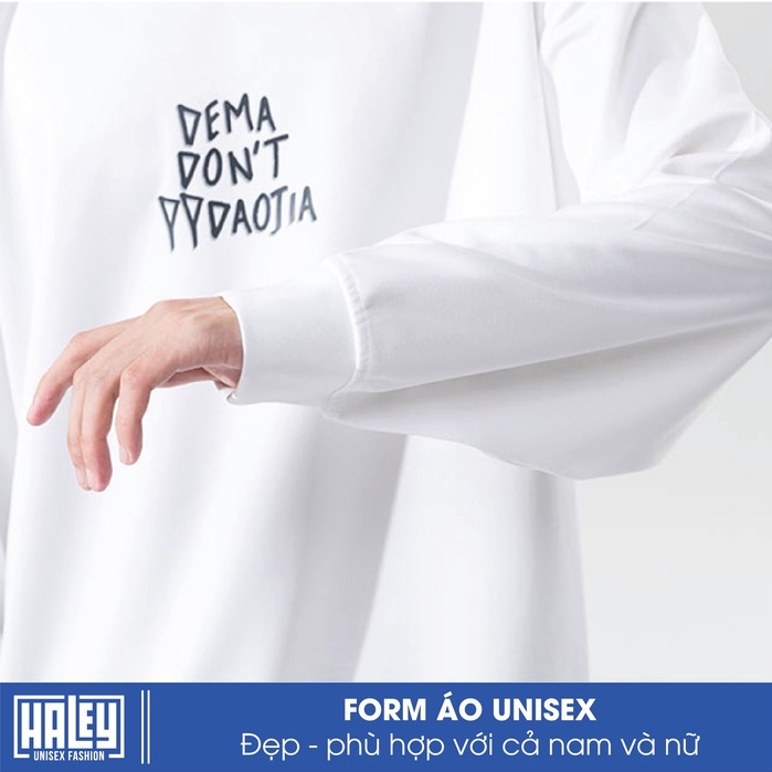 Áo Sweater Dema Dont you Nam Nữ HALEY Unisex phong cách Hàn Quốc mã HD88 nỉ dày đẹp
