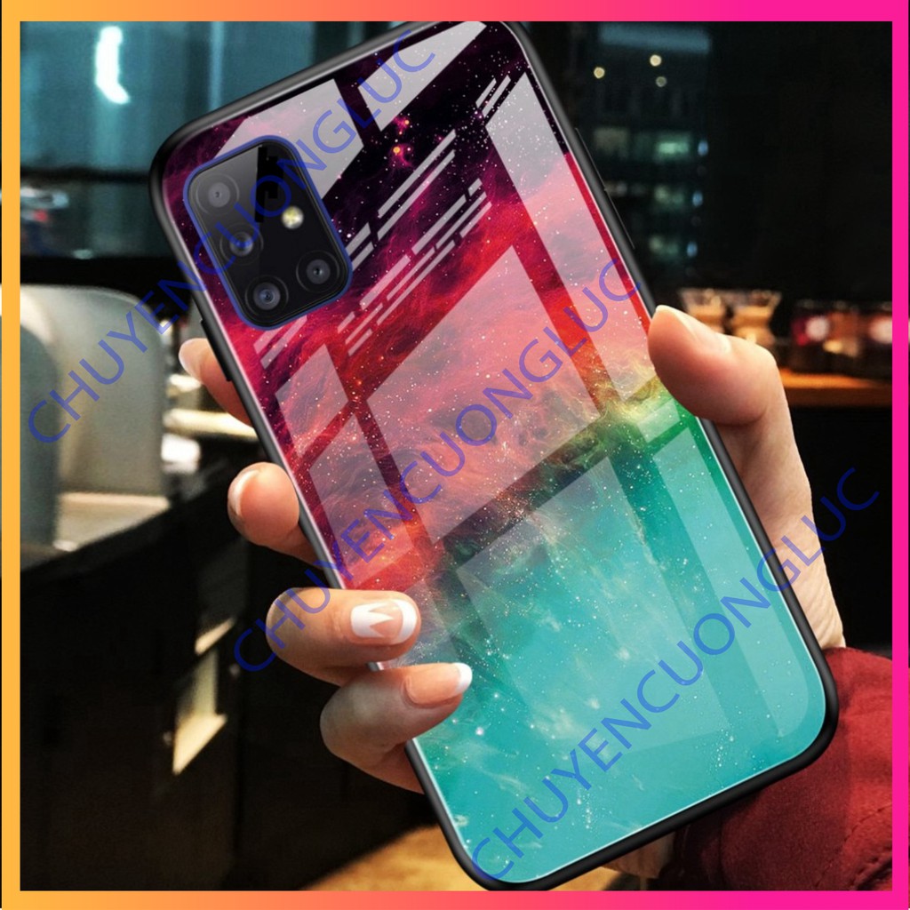 Ốp Lưng Kính Samsung Galaxy M51 COLOR SIÊU ĐẸP