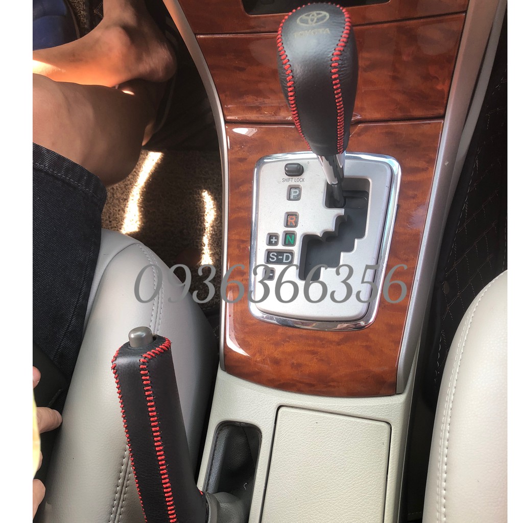 Bao Da Cần Số, Tay Phanh xe TOYOTA ALTIS SỐ TỰ ĐỘNG (2008-2021)... DA BÒ TỰ NHIÊN...