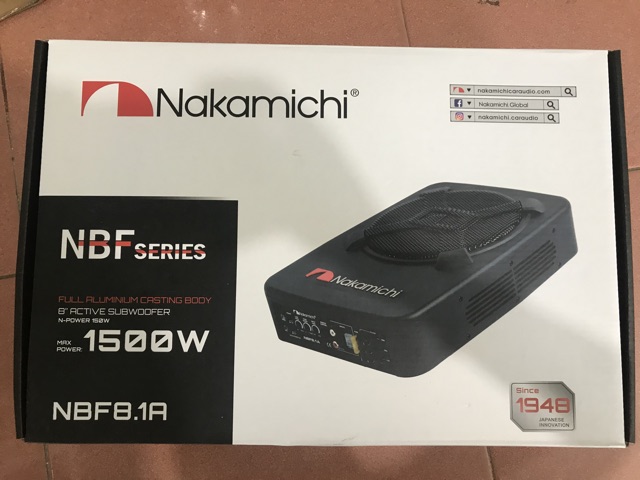 Sub Nakamichi 8.1 hàng chính hãng cực chắc tiếng