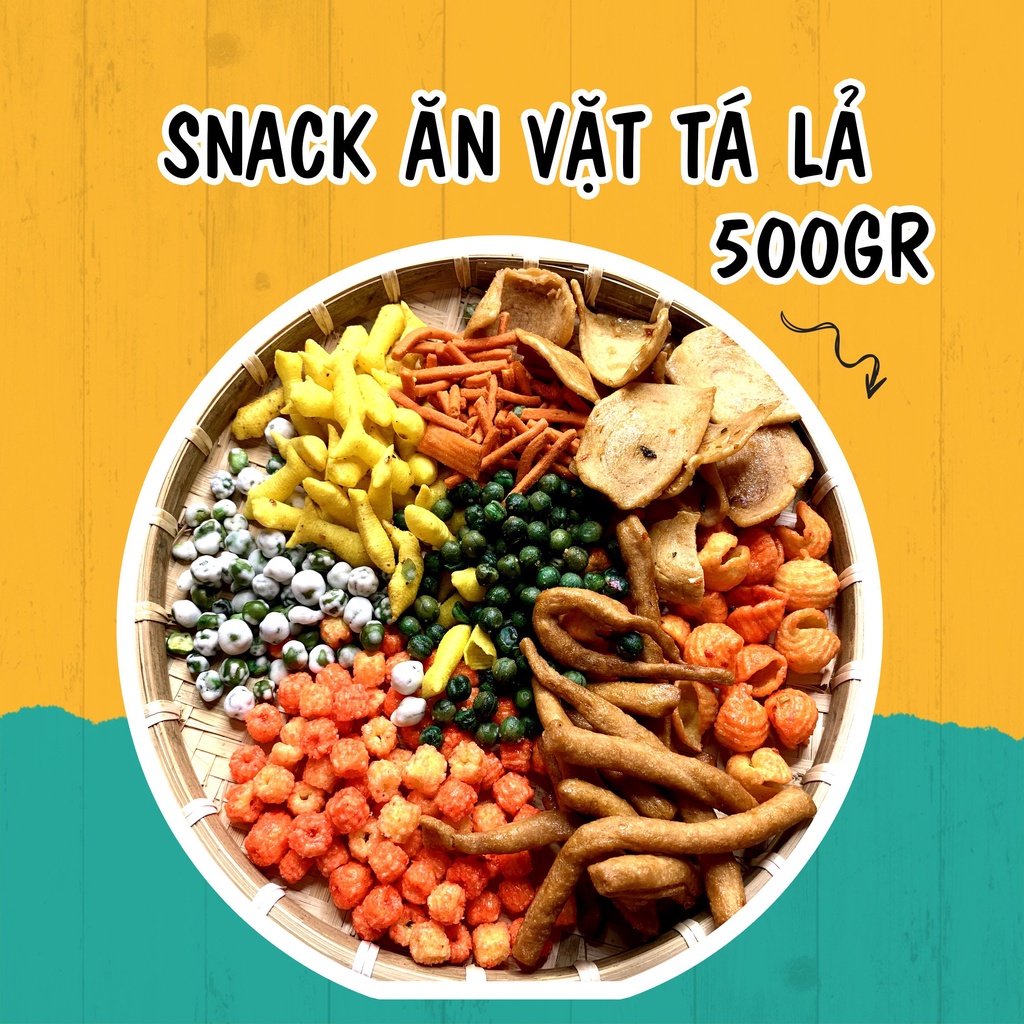Snack Tá Lả Túi 500Gram