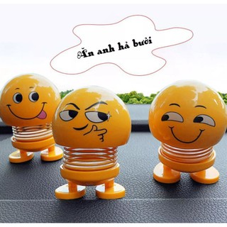 Bộ Thú Nhún Emoji Con Lắc Lò Xo Giảm Stress Vui Nhộn