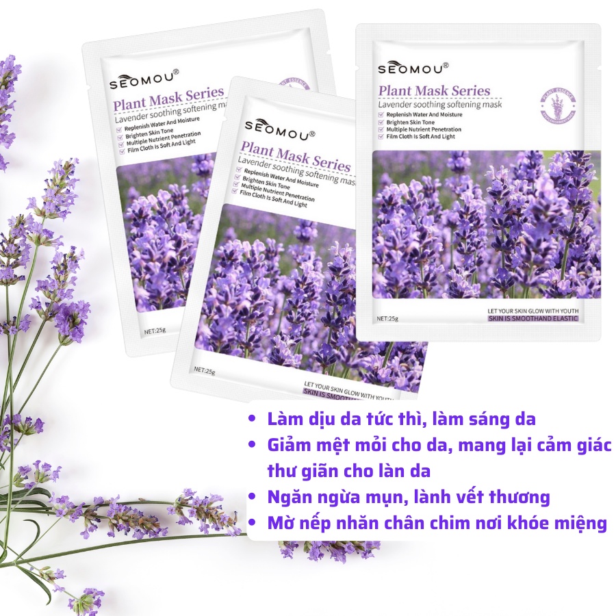 Lẻ 1 mix ngẫu nhiên Mặt nạ giấy nội địa trung dưỡng da mụn cấp ẩm thải độc dưỡng trắng