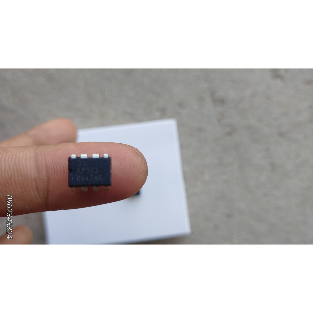 IC ap393 ic so sánh gồm hai bộ so sánh DIP-8 Thay thế lm393 ap393 thay thế được cho nhau