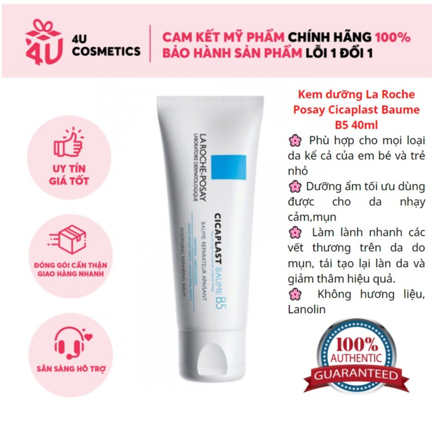 Kem dưỡng La Roche Posay Cicaplast Baume B5 40ml