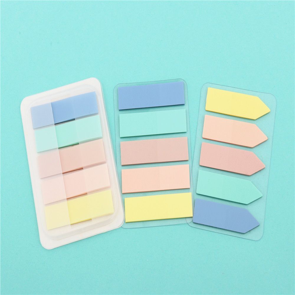 Tập giấy dán ghi chú nhiều màu sắc khác nhau chống thấm nước tiện lợi