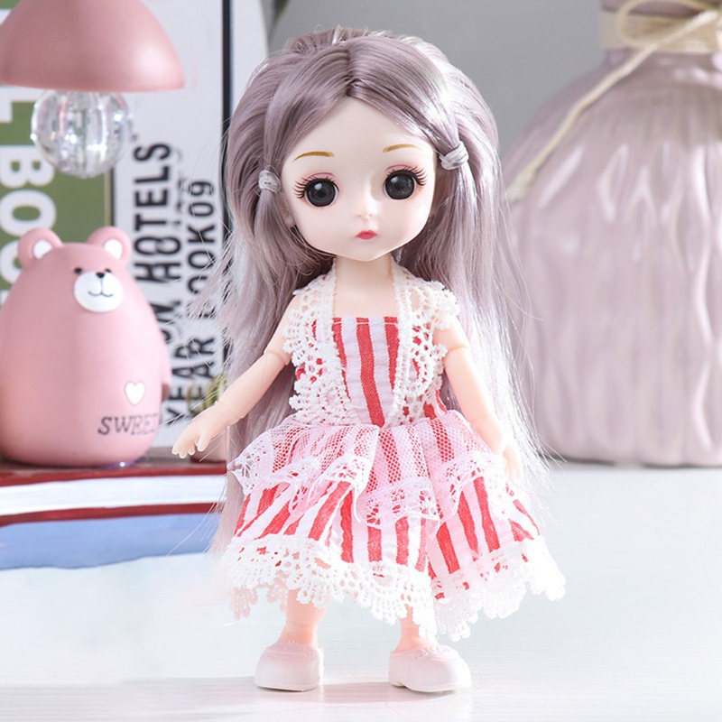 Đầm Hóa Trang Công Chúa Dành Cho Búp Bê 6 Inch 16Cm