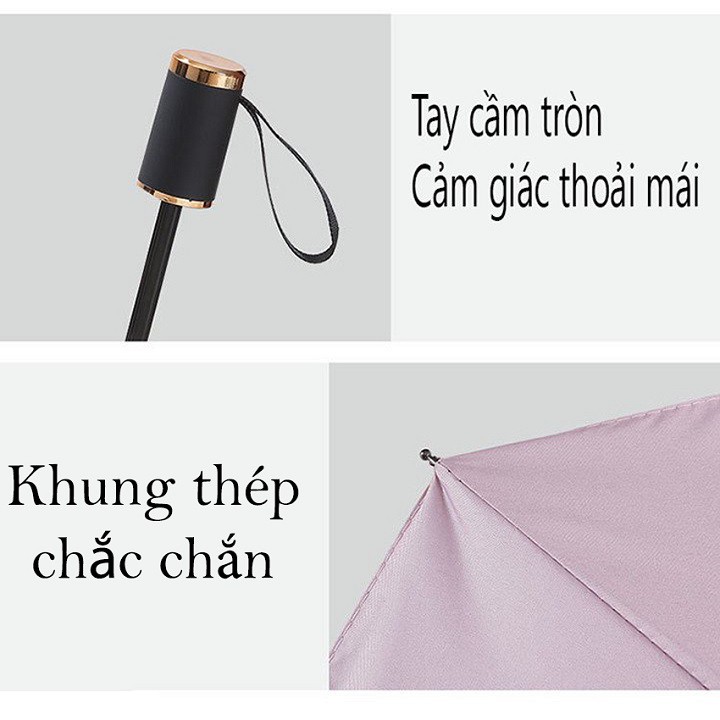 [TỰ CHỌN MÀU] Ô dù chống tia UV tự động gấp gọn