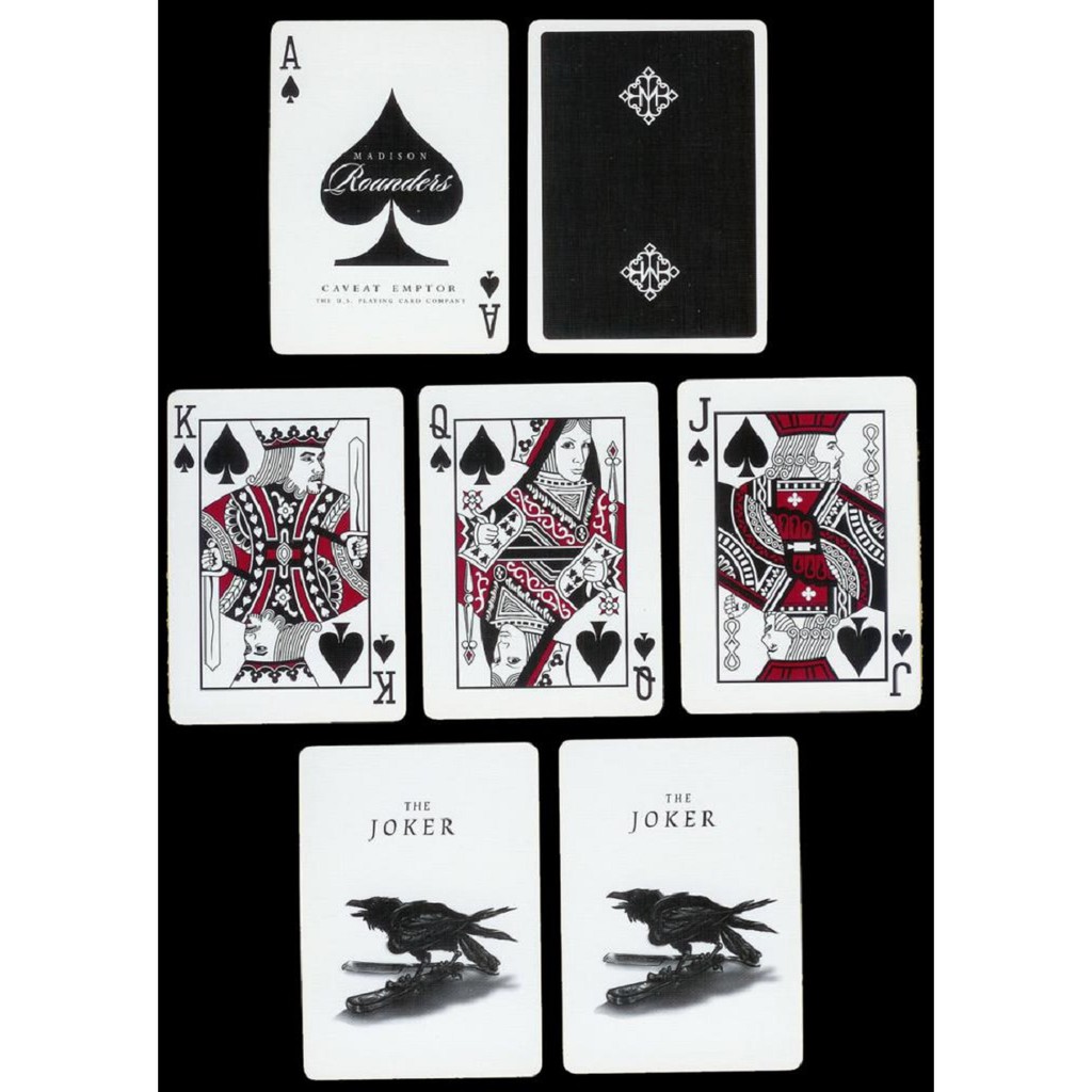 Bộ Bài Ellusionist Madison Rounders Playing Cards, Thẻ Sưu Tập Bicycle, Trò Chơi Thẻ Ma Thuật, Đạo Cụ Ảo Thuật Cho Nhà Ảo Thuật