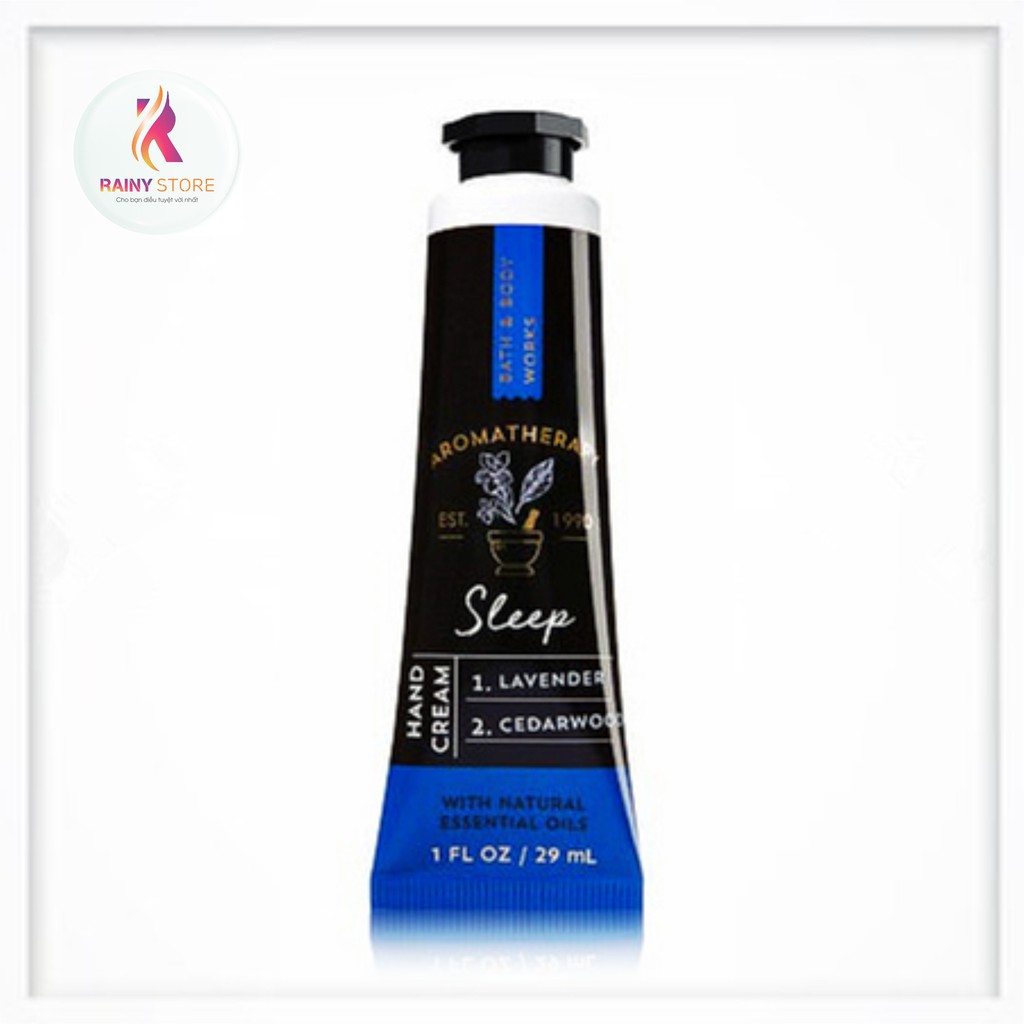 Kem dưỡng da tay thư giãn Bath & Body Works Aromatherapy Sleep Lavender + Cedarwood 29ml
