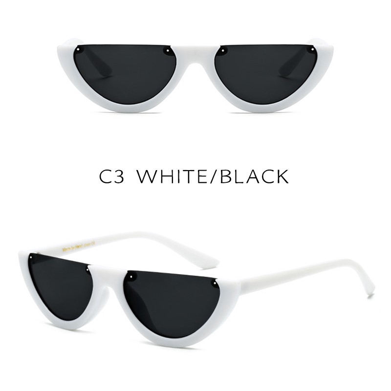 Kính mát phối nửa gọng thời trang cổ điển dành cho nam nữ