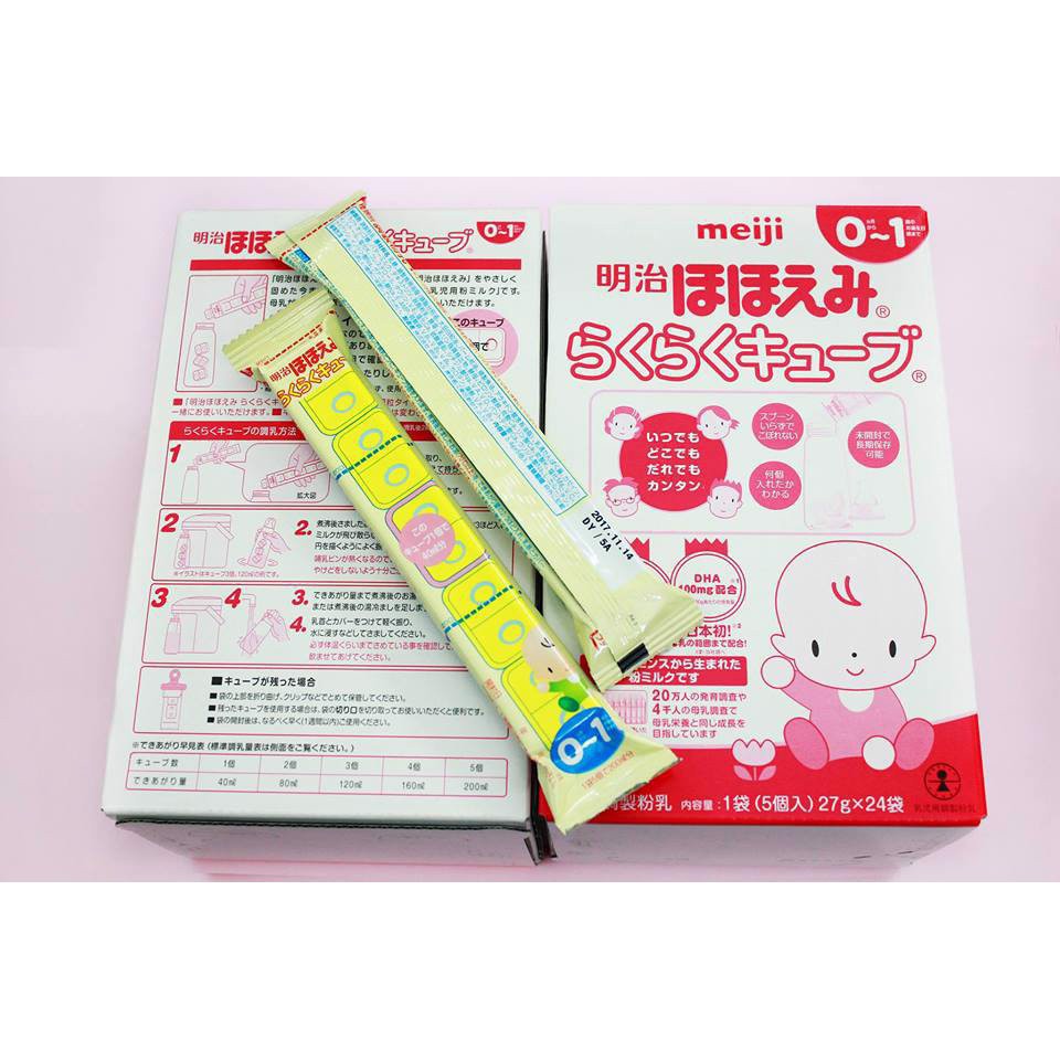 Sữa MEIJI 24 THANH 648g nội địa Nhật date T4-7/2024