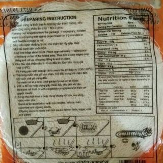 Cuốn chả giò như ý, ( bánh tráng rế). 75g