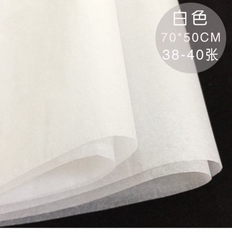 50 Tờ giấy gói mếch trắng 60x60cm gói lót hoa xinh xắn - phụ kiện gói hoa -handmade