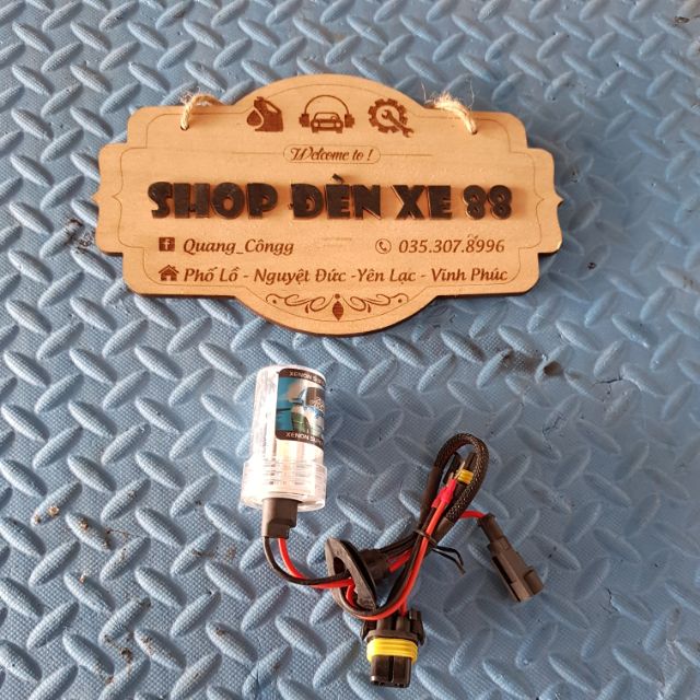 Bóng Xenon chân H1 nhiệt màu vàng phá sương cho bi Mori