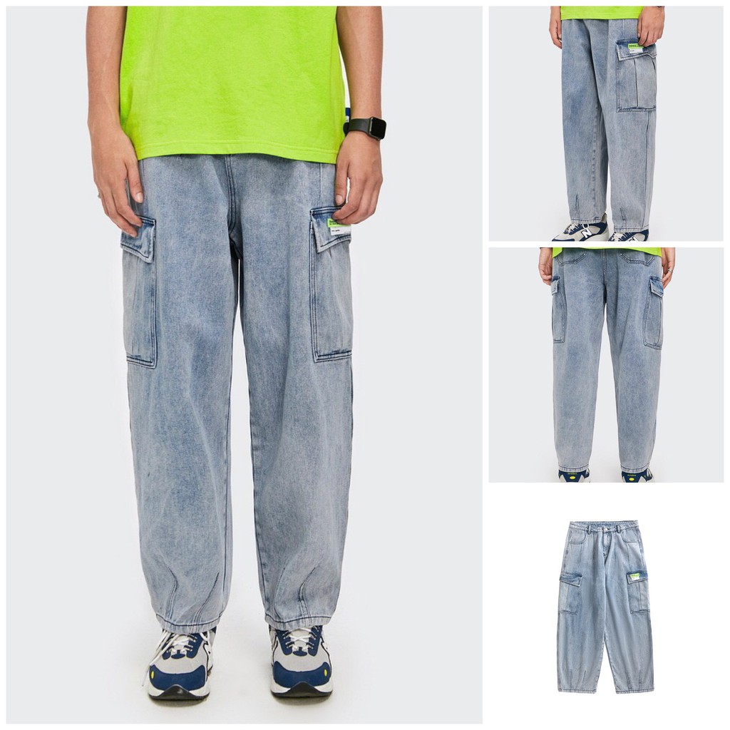 [Mã SRBACK010912 hoàn 20K xu đơn 50K] QUẦN DÀI JEANS UNISEX NO AGAIN JEANS PANTS INF SS21-3579 | BigBuy360 - bigbuy360.vn