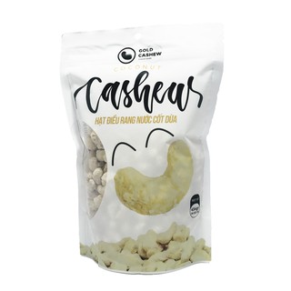 Hạt Điều Rang Nước Cốt Dừa Hàng Cao Cấp Xuất Khẩu Túi Zip 454gr