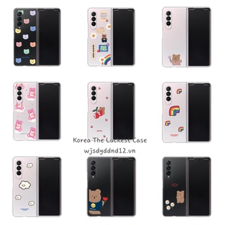 Korea Phone Case Galaxy Z Fold 3 MoMoCase cute lovely clear case Samsung Galaxy Z Fold 3