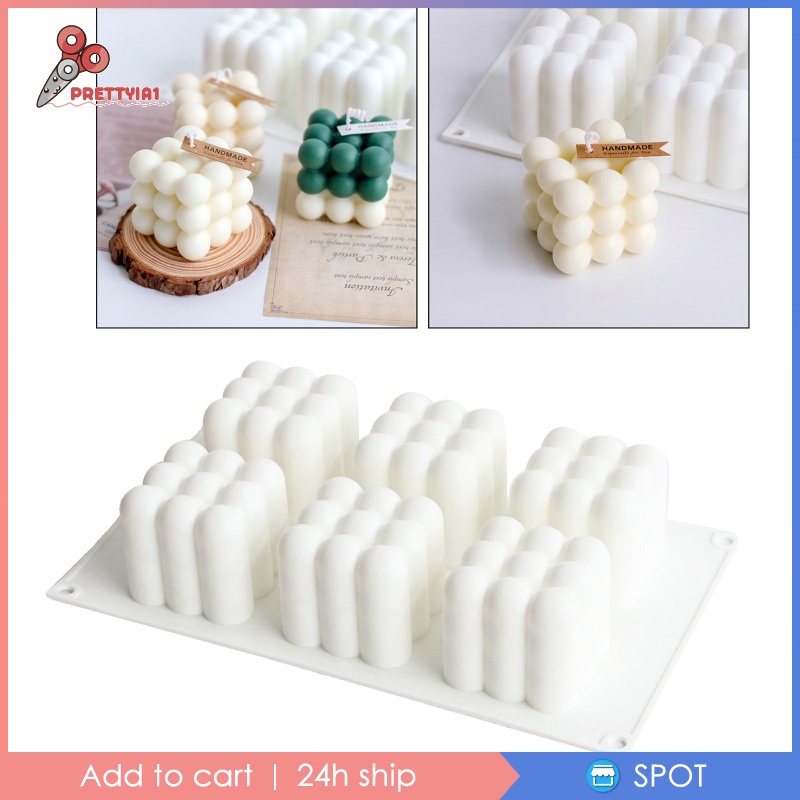 Khuôn Silicone Làm Bánh / Xà Phòng / Nến Diy Tiện Dụng