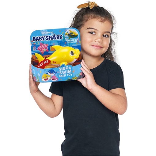 Cá babyshark bơi dưới nước-đồ chơi nhà tắm cho bé có nhạc
