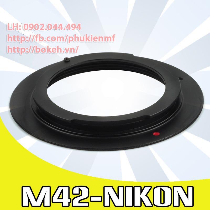 M42-Nikon Ngàm chuyển lắp lens M42 lên body Nikon ( M42-AI )