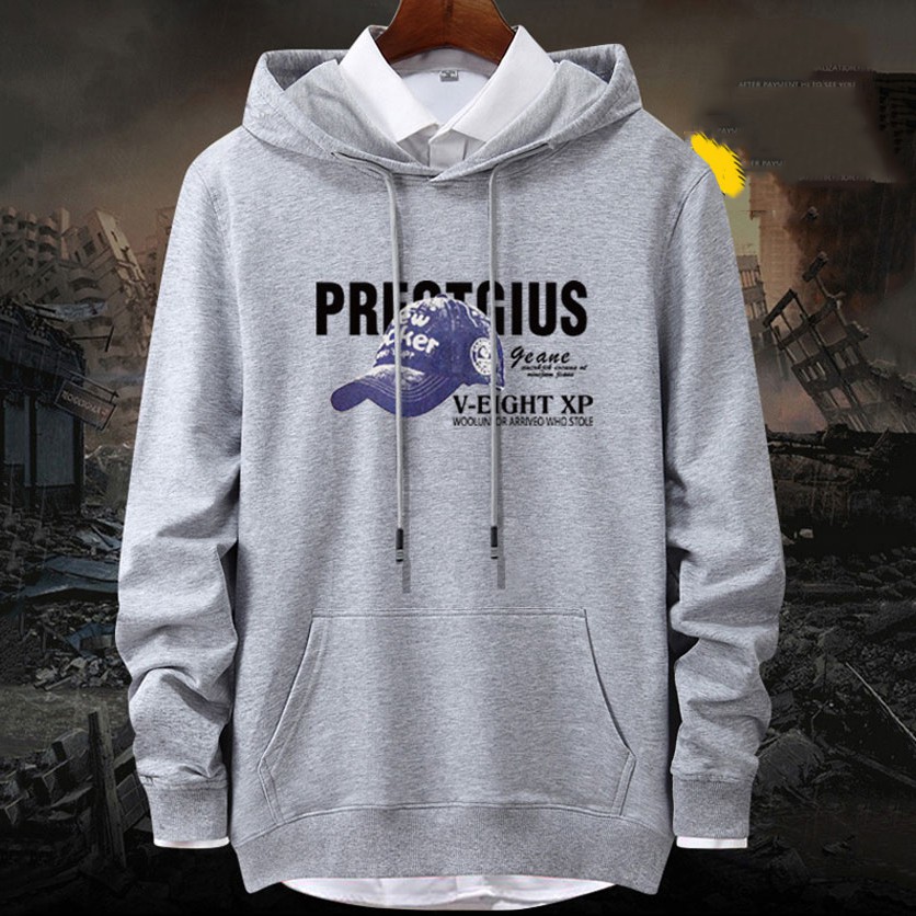 Áo Hoodie Nam Dài Tay Thời Trang In Họa Tiết Chiếc Mũ Tinh Tế Zenkonam MEN TOP 143C G