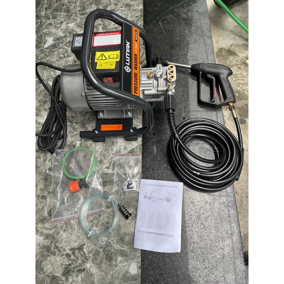 Máy rửa xe chuyên nghiệp 1.8KW LUTIAN LT-390