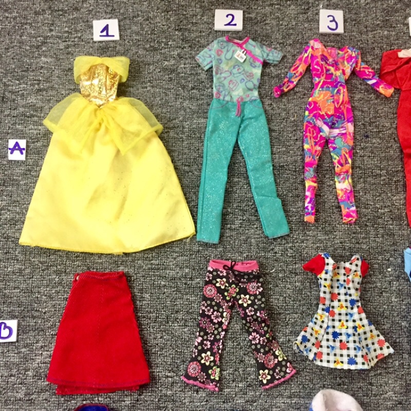 QAA4-JUM, ÁO , ĐẦM , VÁY CHO BÚP BÊ BARBIE
