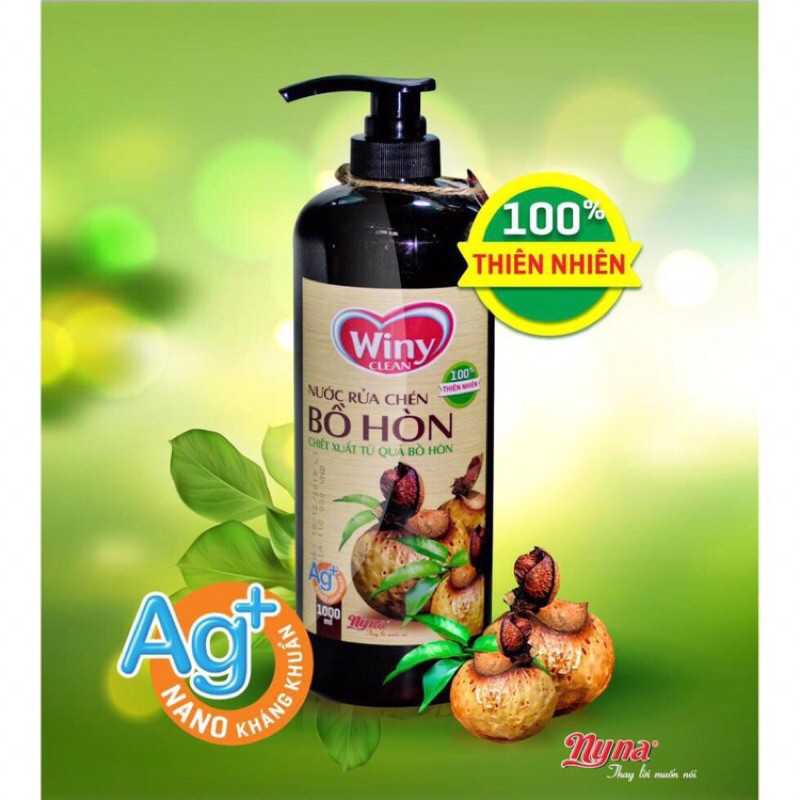 Nước rửa chén thiên nhiên chiết xuất từ quả Bồ Hòn 1000ml