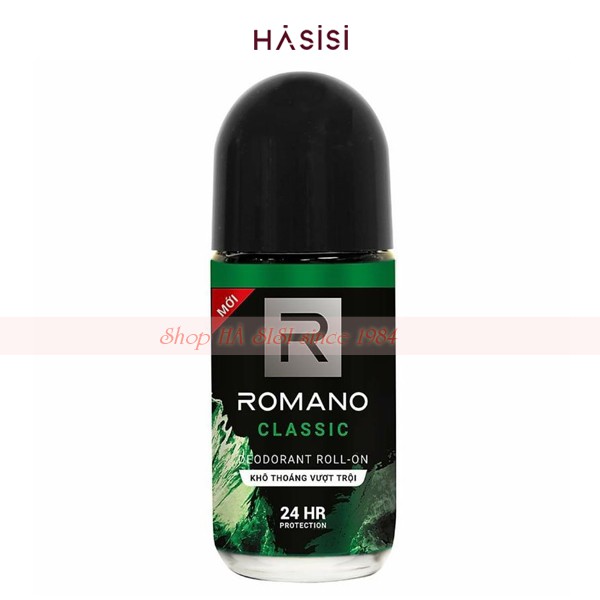 Lăn Khử Mùi Hương Nước Hoa ROMANO - Classic Deodorant Roll-on 50ml