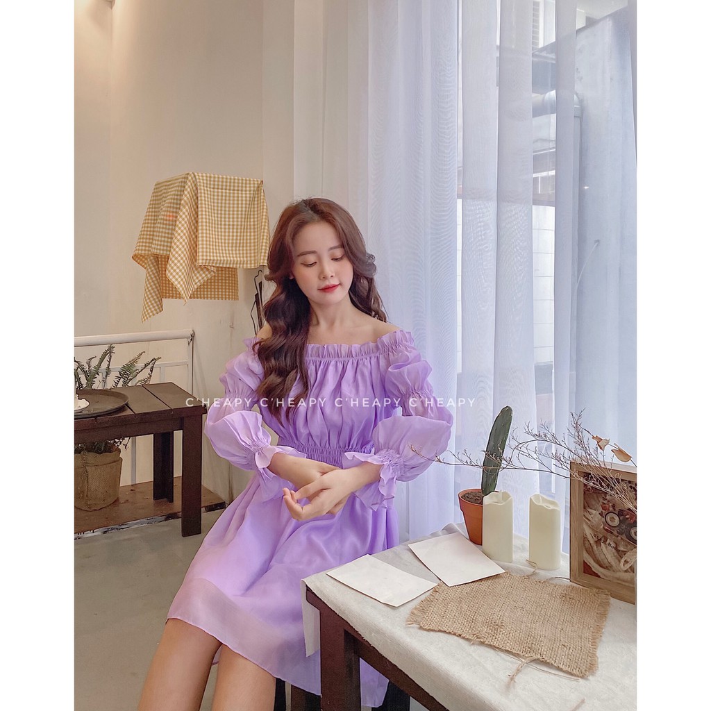 Đầm trễ vai Merry | BigBuy360 - bigbuy360.vn