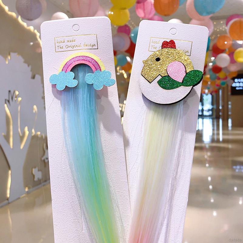 Tóc giả dạng kẹp thời trang Hàn Quốc đáng yêu cho bé gái